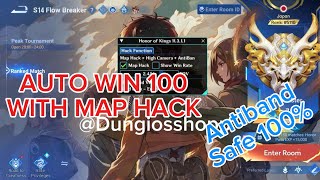 Auto win 100% with map hack, anti band, safe 100%- Honor Of King Hack/ Cheat Mod Profile