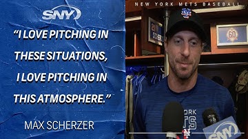 Max Scherzer on throwing seven innings of shutout ball against Yanks, 3 K