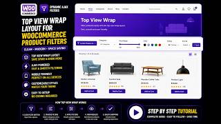 Top View Wrap Layout for WooCommerce Product Filters Tutorial