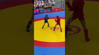 Combat Sambo Striking Trade Off! Round House Kicks & Spinning Kicks #shorts