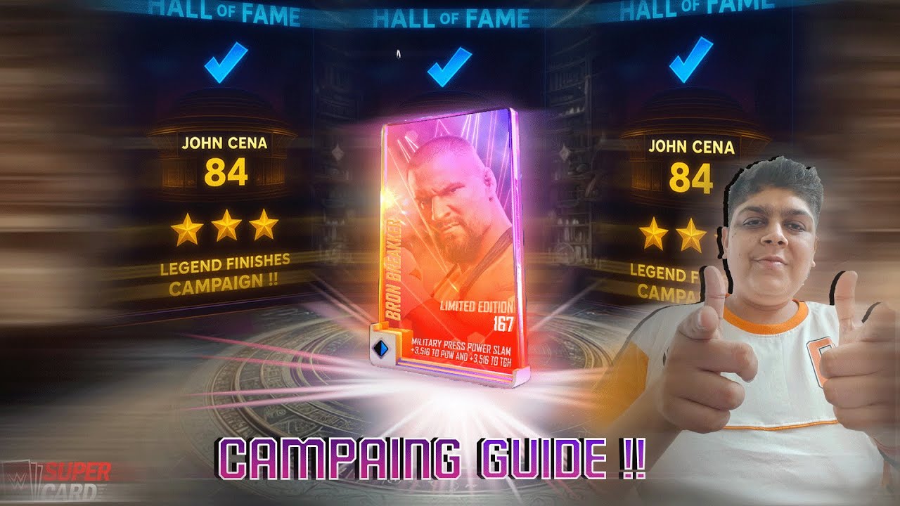 EON RARITY CAMPAIGN COMPLETE! Full Breakdown & Rewards | WWE SuperCard