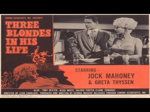 Three Blondes in His Life Crime noir detective movie still