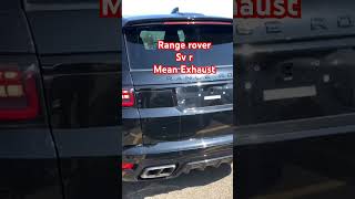 Range rover craxy exhaust sound