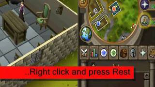 RuneScape - How to rest