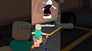 BEATING TEAMERS! #mm2 #roblox #murdermystery2 #robloxmm2 #mm2victory #dontflop 