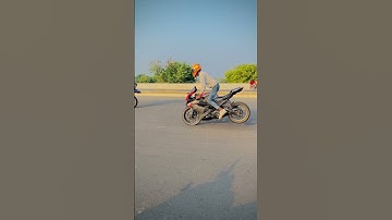 r15 wheelie stoppie video Yamaha r15v3 #reels
