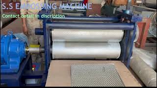 SS Embossing Machine – High Precision Sheet & Roll Embossing | A99 Embossers