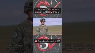 China Deploys Drones in Military Drills 🔥#shorts