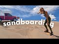 She FINALLY Tries Sandboarding| 4x4 Truck Camper Living Fulltime