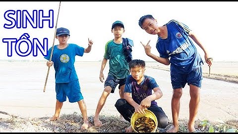 Sinh Tồn Trên Mương , Bắt Cá Rô Rang Muối Ăn Quá Ngon | Survival