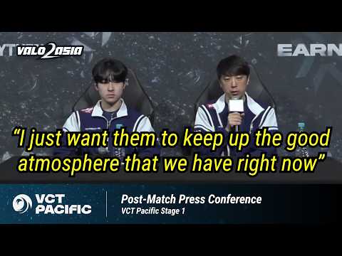 KIWOOM DRX (KRX vs. NS) | VCT Pacific Stage 1 2026 | Post-match Press Conference