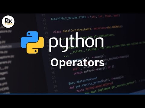 Python Operators Simplified 💡 | Learn Fast with RK IT Arena