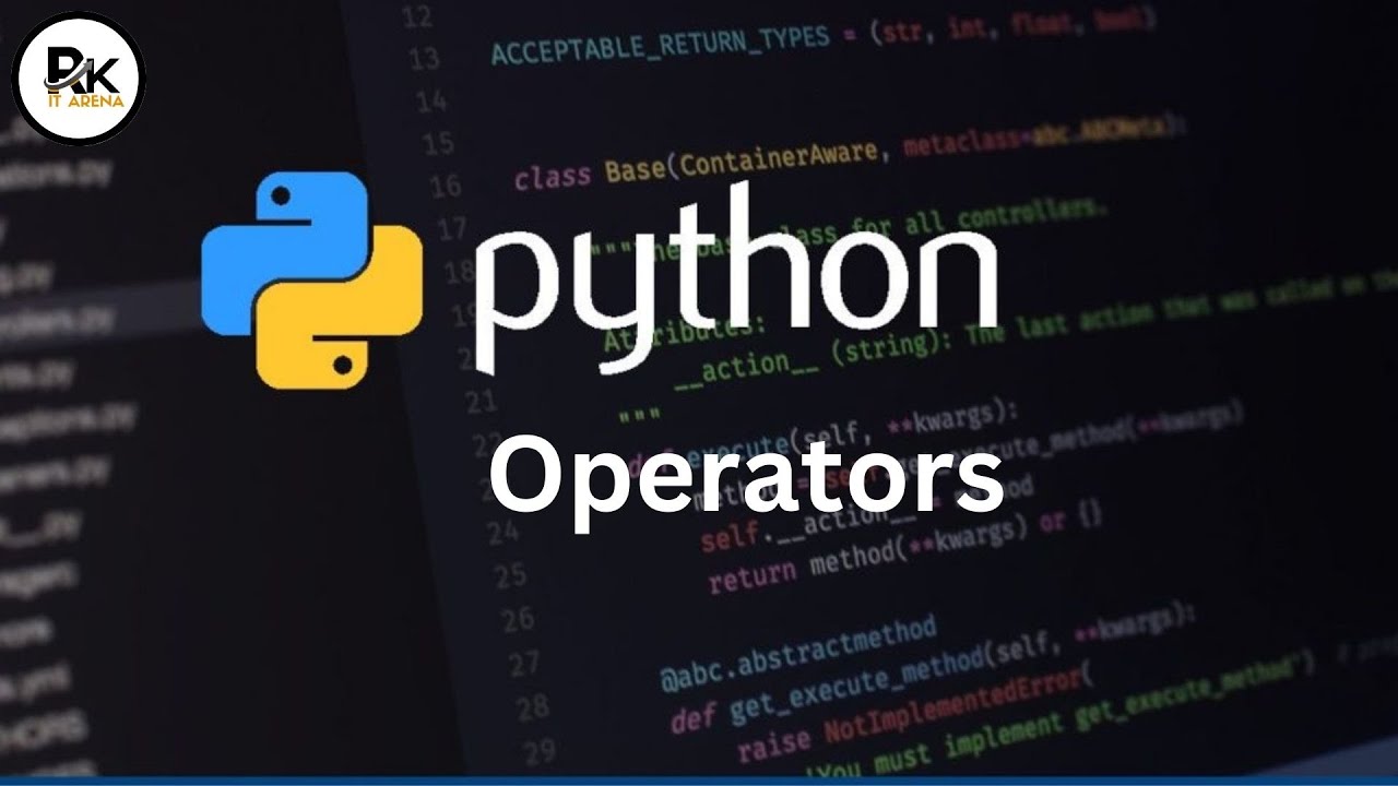 Python Operators Simplified 💡 | Learn Fast with RK IT Arena