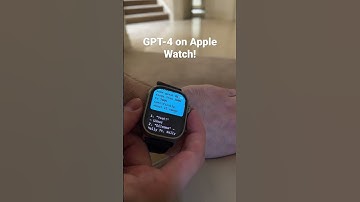 GPT-4 on Apple Watch Ultra! #Petey #WatchGPT
