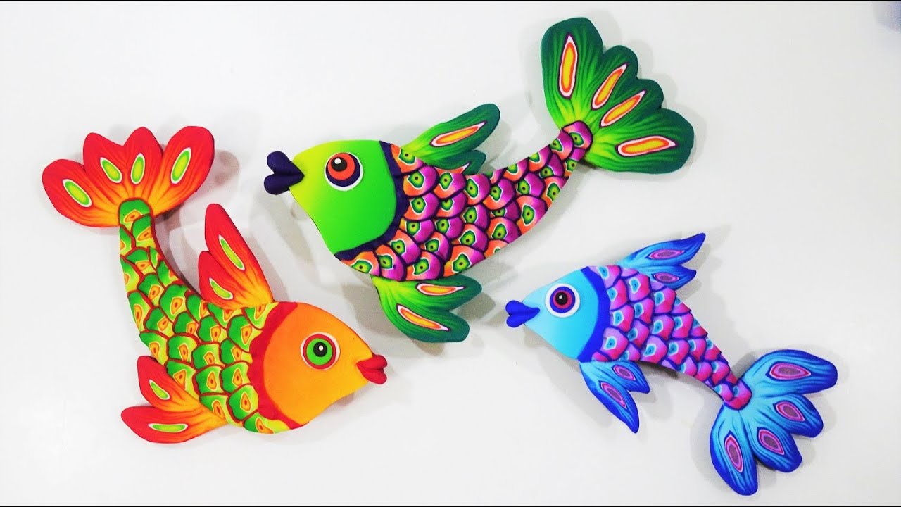 Fun Fish in Polymer Clay, a Tutorial YouTube