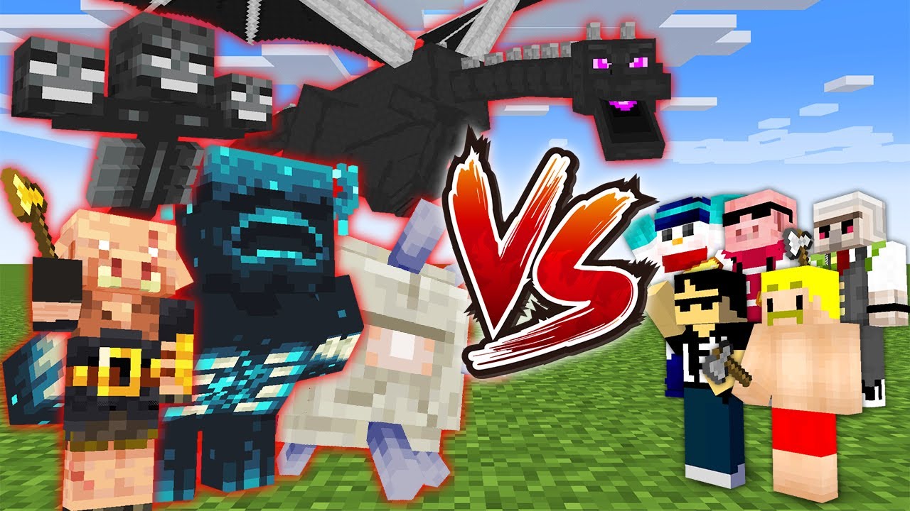 【マイクラ】5大ボス倒した人から早抜け選手権