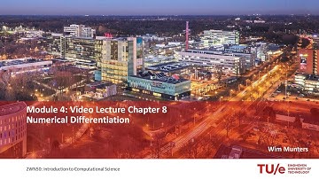 2WN50 Module 4: Numerical Differentiation - Finite Difference Formulas Using Taylor Series Expansion