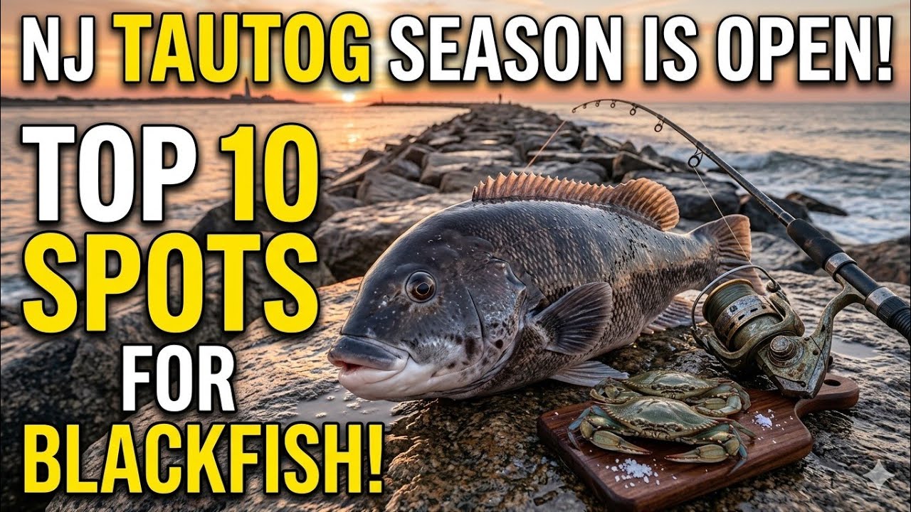 NJ Tautog Season is OPEN! Top 10 Spots for Early Spring Blackfish
