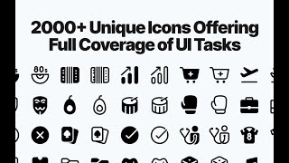 Fluent System Icons: 2000+ modern and clear UI icons