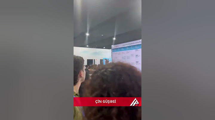 COP29 da Çin tədbir iştirakçıları üçün tanıtım güşəsi açdı