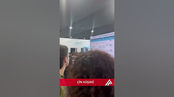 COP29 da Çin tədbir iştirakçıları üçün tanıtım güşəsi açdı