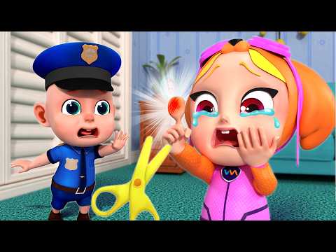 ¡No Toques Objetos Punzantes! | Canción de Seguridad para Niños | Canciones infantiles de Rosoo