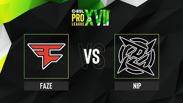 FaZe vs. NiP - Map 1 [Overpass] - ESL Pro League Season 17 - Upper bracket