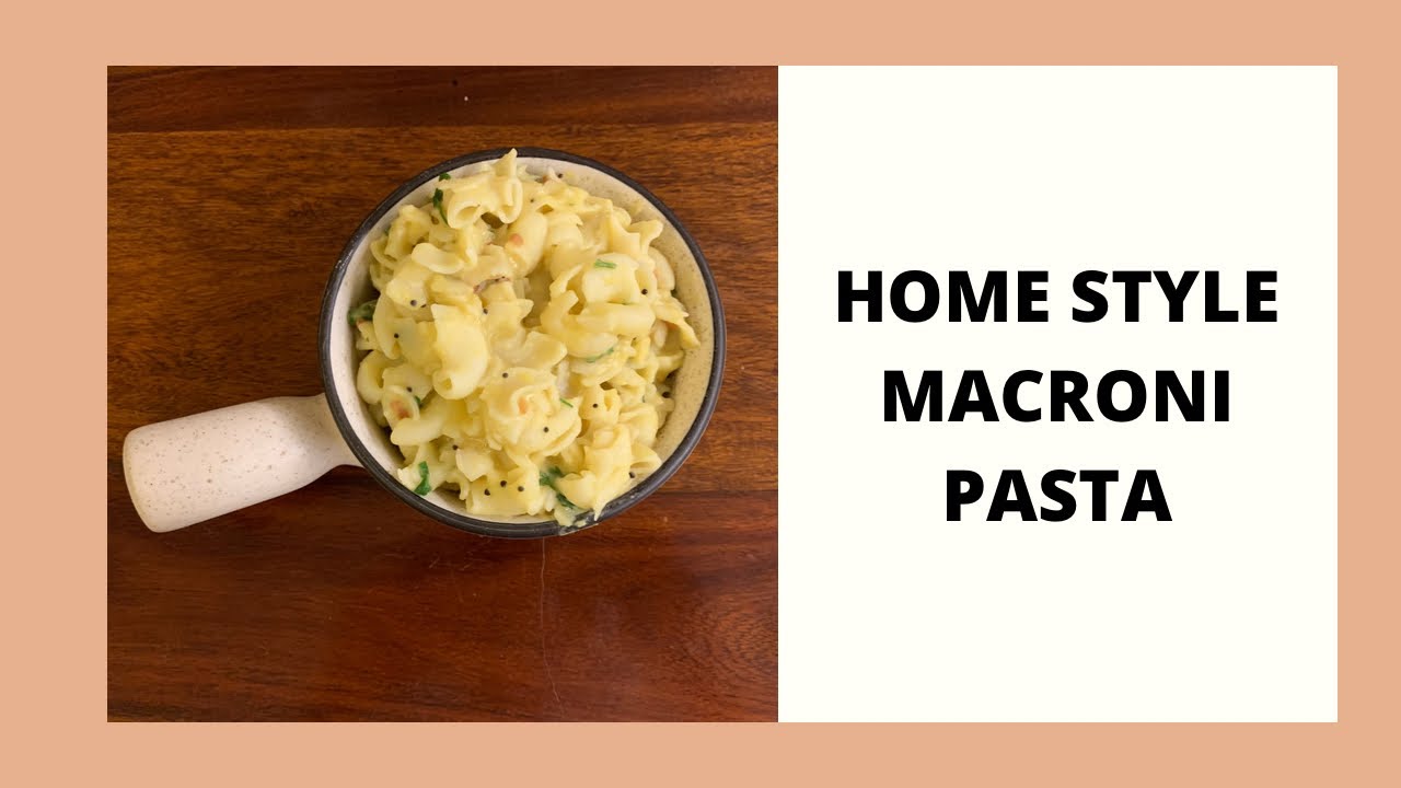 Home Style Macroni Pasta Recipe YouTube