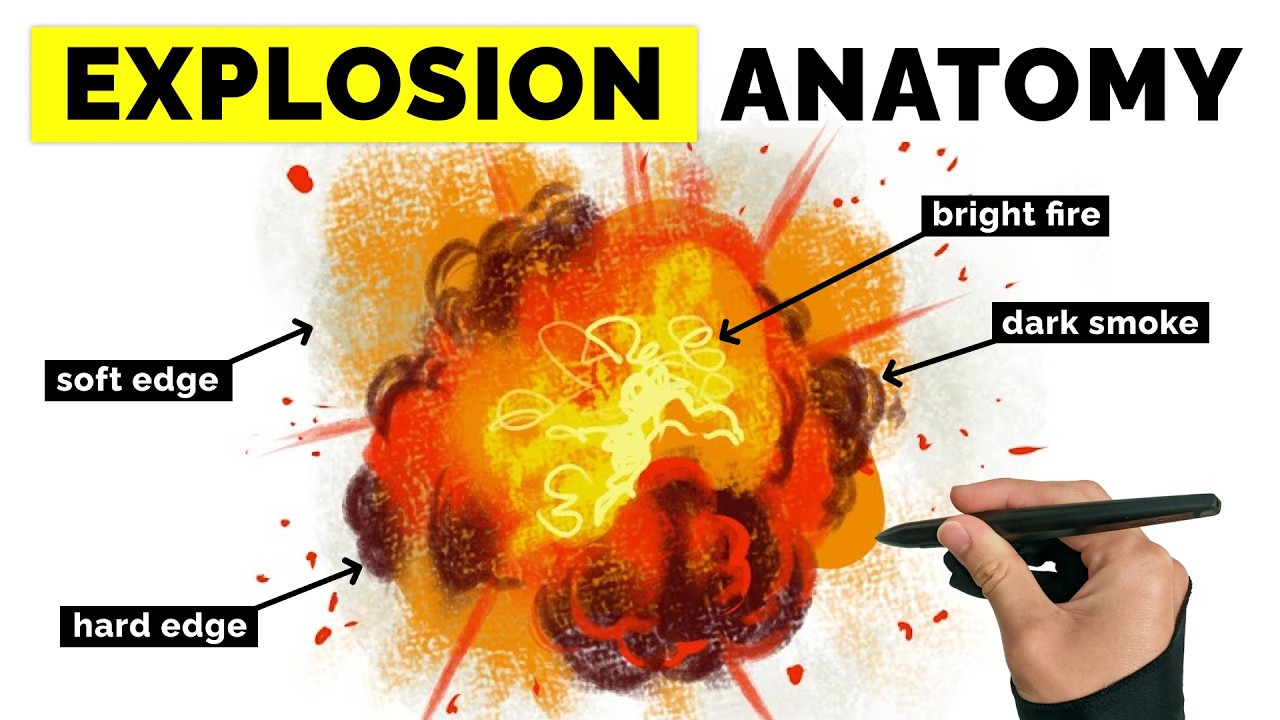 BOOM! How to Draw Powerful Explosions in 14 minutes