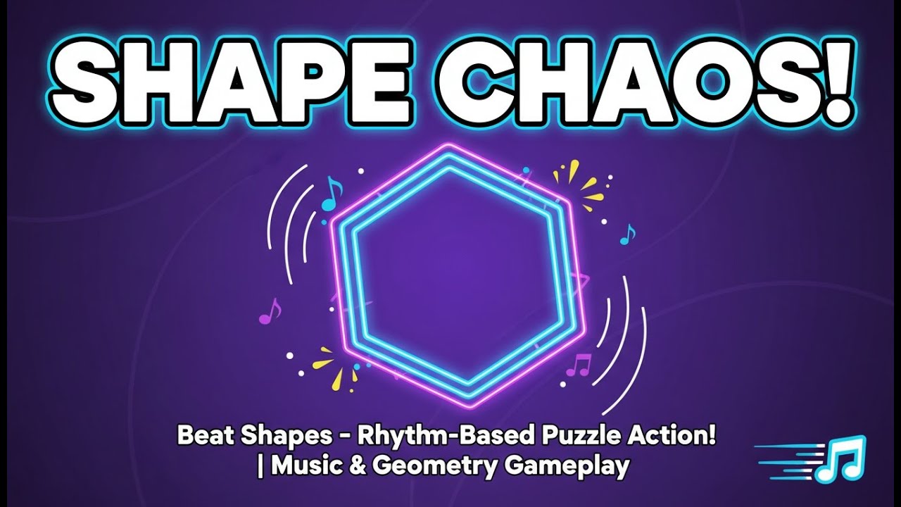 Beat Shapes - Rhythm-Based Puzzle Action! | Music & Geometry Gameplay