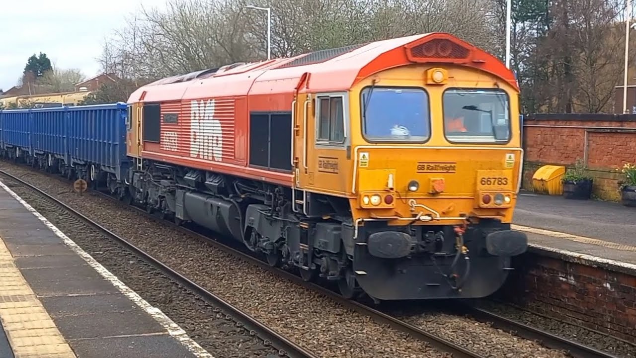 66736 66755 66783 On Stone Trains At Altrincham YouTube