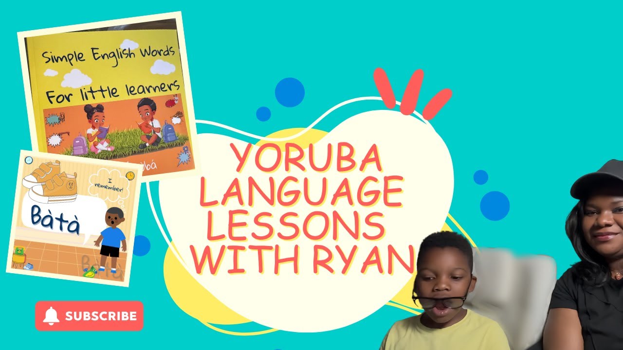 Fun Reading with Ryan! 📚🇳🇬 Simple Yoruba Words for Kids
