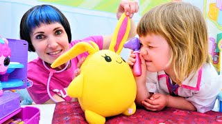 Çocuklar İçin Doktorculuk Oyunları Bianka, Luckyyi İyileştiriyor