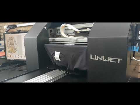 Impresora DTG Textil UVJET EASY TX - YouTube