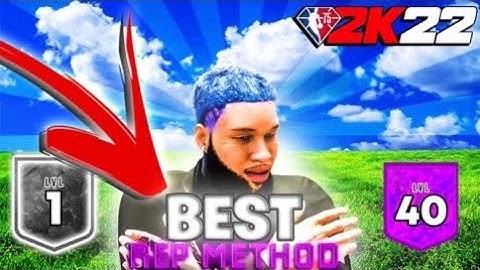 FASTEST WAY TO LEVEL UP IN NBA 2K22! HIT LEVEL 40 IN 1 DAY! SECRET METHODS!