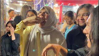 ADU KUAT MUKBANG PANI PURI BARENG CEWE CANTIK INDIA!KOCAK BANGET SAMPE BAHAS HANTU INDO VS INDIA😂