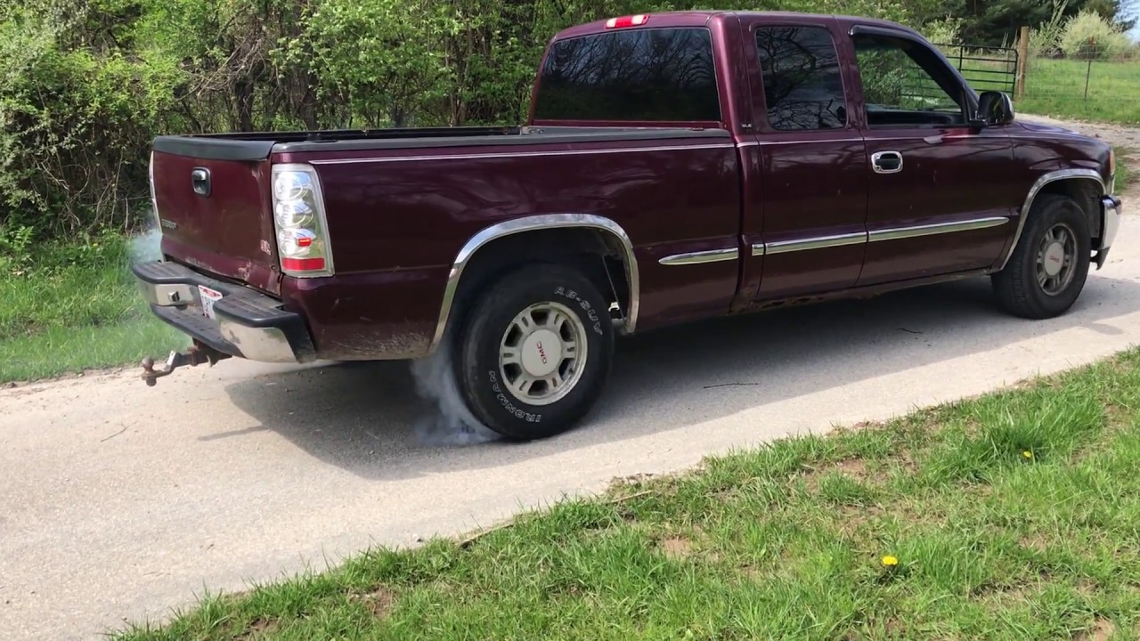 2001 GMC sierra 5.3 Burnout!!! Diablo tuned