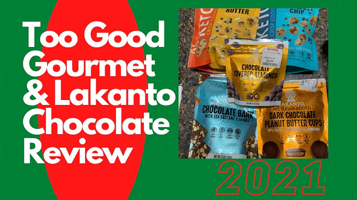 Vlogmas Day 21 Keto Treats Reviews Lakanto Chocolate & Too Good Gourmet Keto Cookies