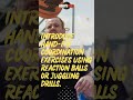 Introduce hand-eye coordination exercises using reaction balls or juggling drills.