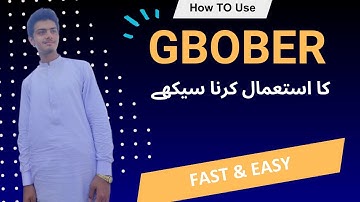 How to Sign Up/ Log into GBOBER.COM? GBOBER Lecture 1 | GBOB Course in Urdu