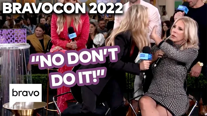 Tamra Judge Tries to Make Out With Bestie Vicki Gunvalson | BravoCon 2022 | Bravo