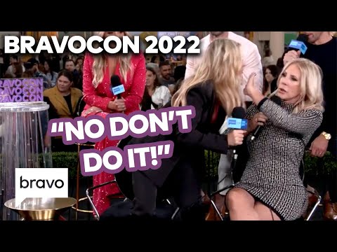 Tamra Judge Tries to Make Out With Bestie Vicki Gunvalson | BravoCon 2022 | Bravo