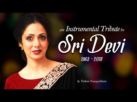 Sridevi (1963-2018) | Instrumental Tribute | Teshan Nanayakkara