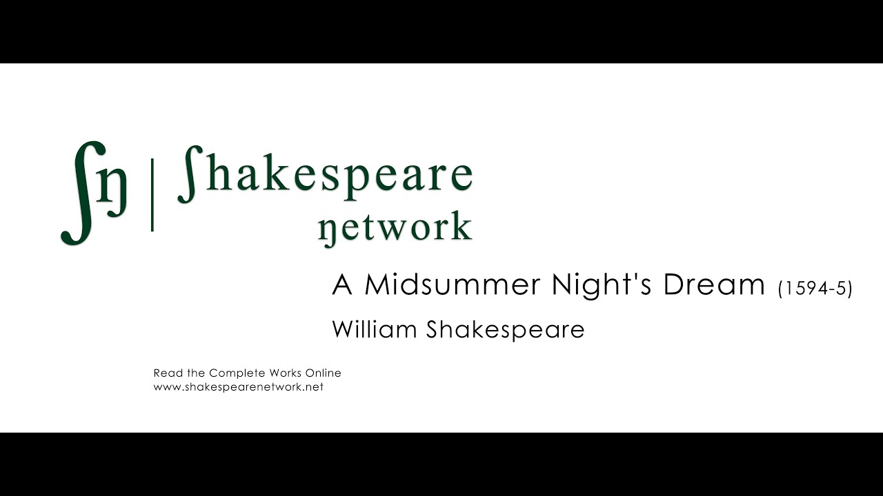 A Midsummer Night's Dream - The Complete Shakespeare - SN Audiobooks ...