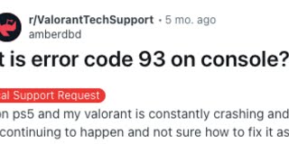 How To Resolve Valorant Error Code 93