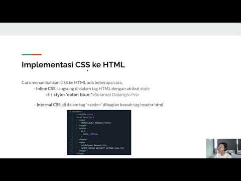 Pengenalan HTML dan CSS - YouTube