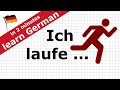 Ich laufe ... Beispielsätze | Deutsch lernen #deutschlernen #A1 #A2 #verb