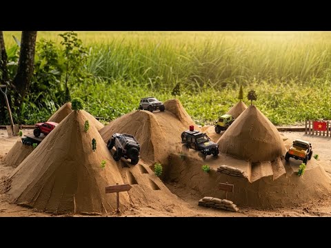Tiny RC Cars vs Deep Water - Impossible Island Obstacle Course!🚙 🎢🏔️