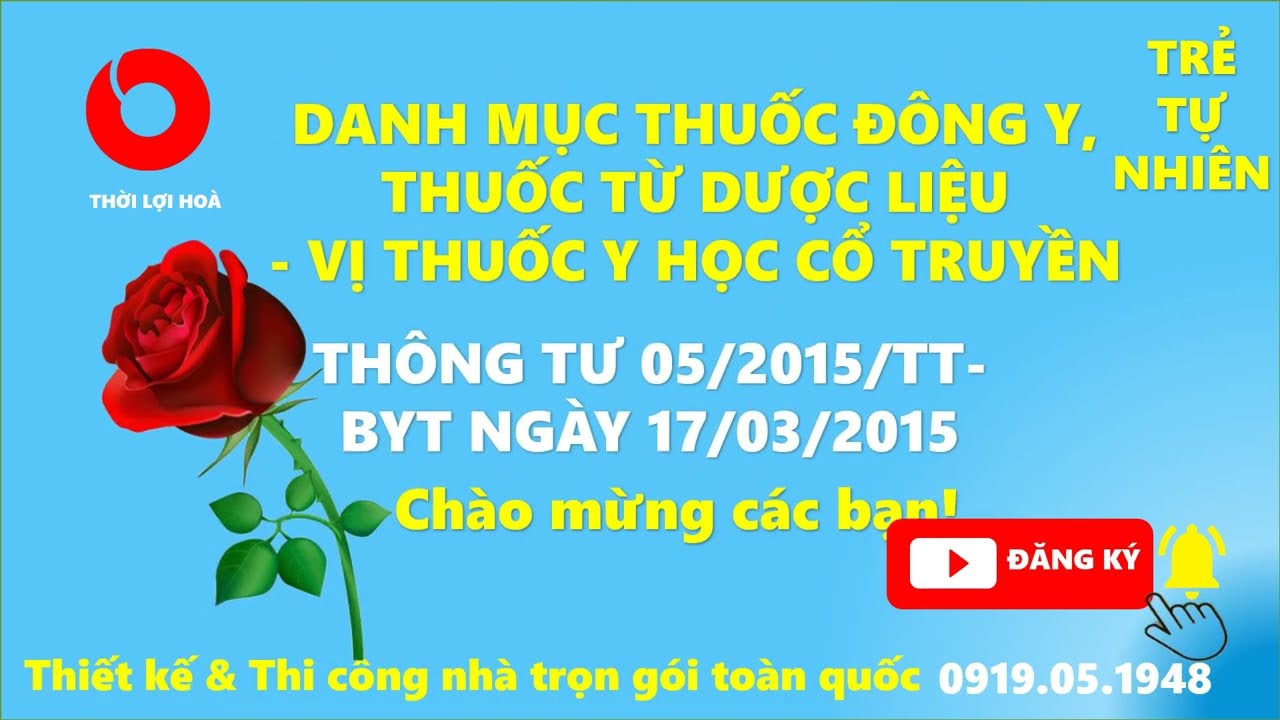Nhóm 5 Thuốc Đông Y - Thuốc Từ Dược Liệu - An Thần... - youtube