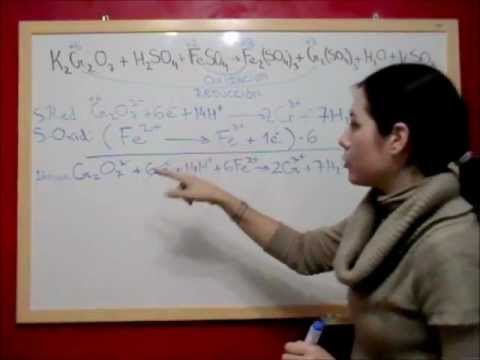 Video QUIMICA REDOX E9 Ajuste reacción medio ácido K2Cr2O7... - youtube